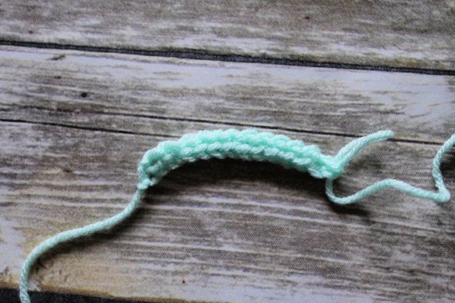 The Chainless Foundation Single Crochet stitch. 