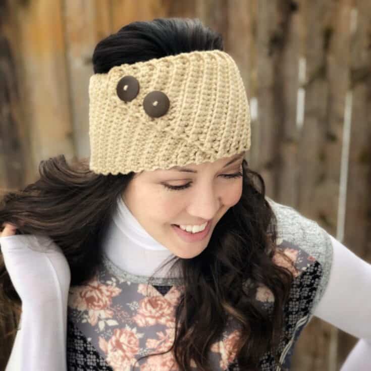 Image for The Kelsi Headband Crochet Pattern • The Plush Pineapple