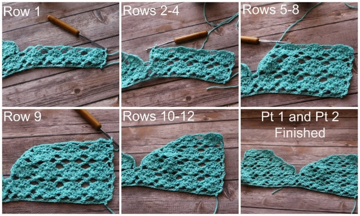 Lacy Top V-shaping XS-M-XL Part 2
