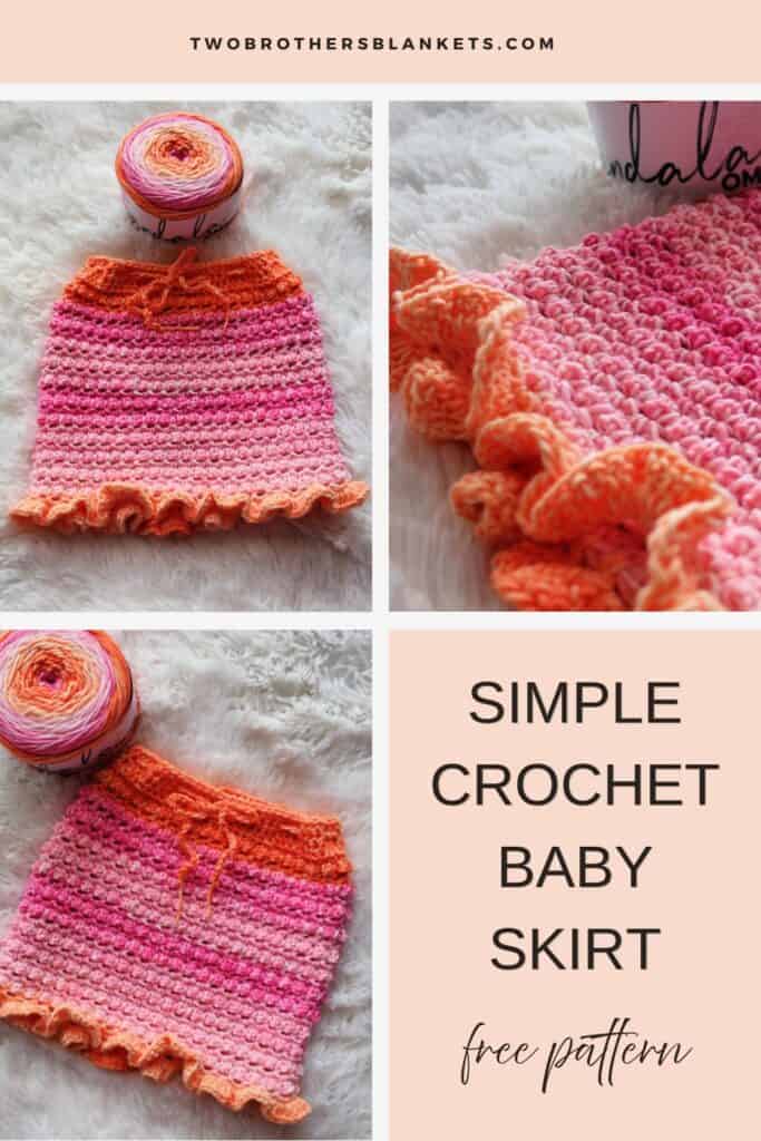 Simple Crochet Baby Skirt - Free Pattern - Pin it On Pinterest