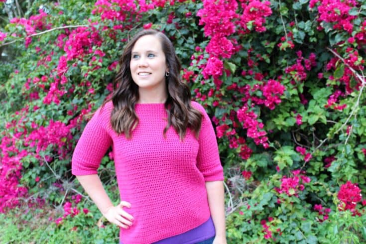 Image for Crochet Sweater Pattern - Springtime Sweater
