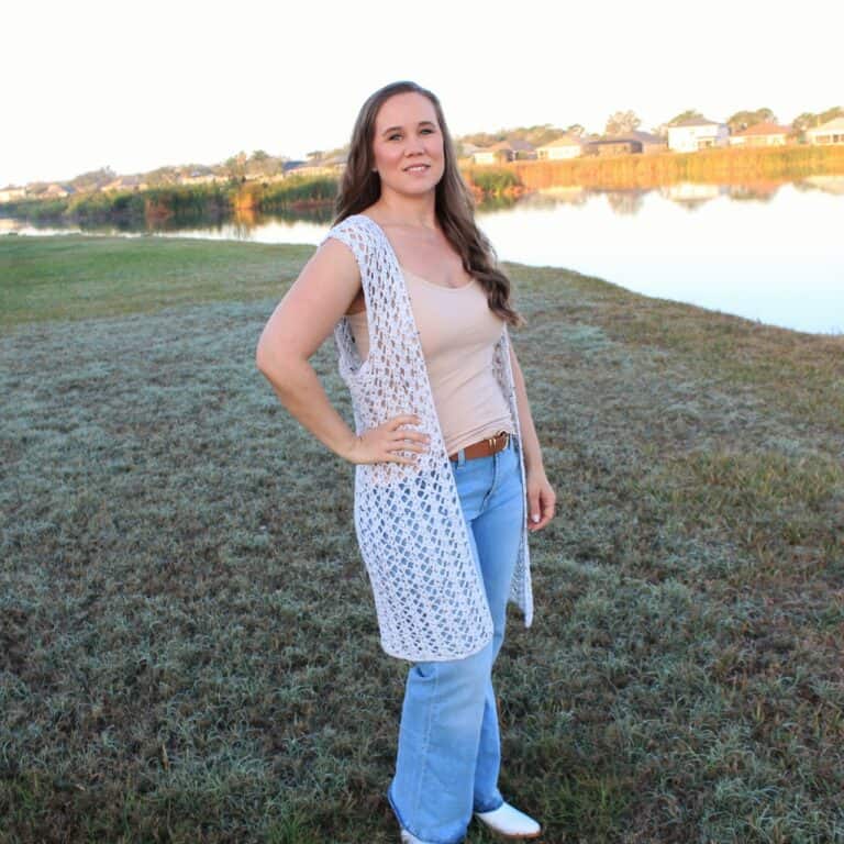 Summer Crochet Vest Pattern – Summer Stroll Vest