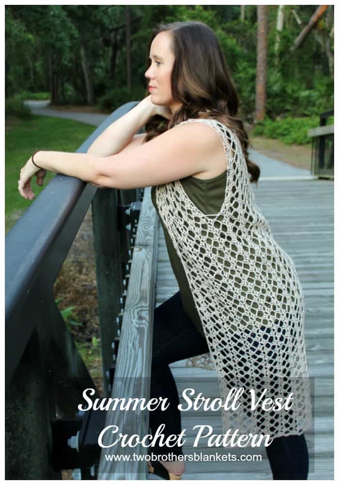 Summer Stroll Vest Crochet Pattern