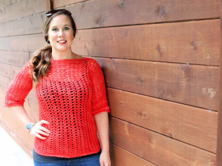 Image for Katie Blouse Crochet Pattern