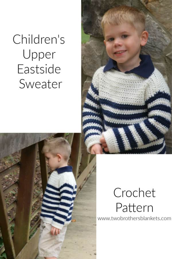 Children's Upper Eastside Sweater Crochet Pattern
