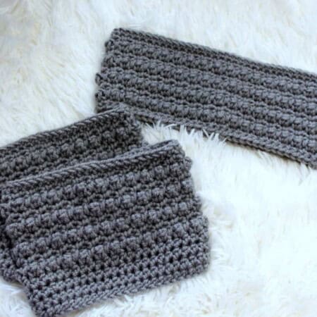 Little Textures Boot Cuffs and Ear Warmer