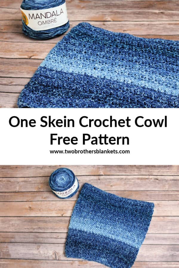 One Skein Crochet Cowl Free Pattern