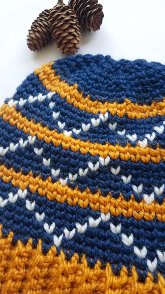 Harper Pine Beanie Crochet Pattern