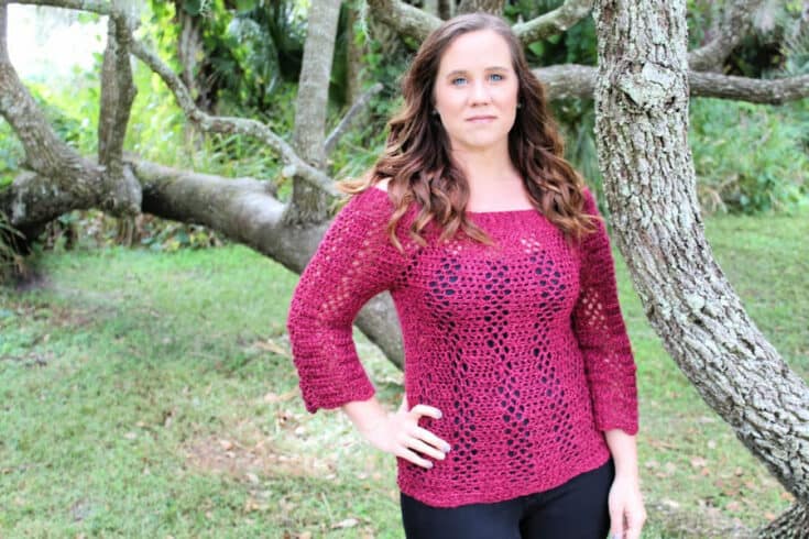Image for Sabre Sweater Crochet Pattern