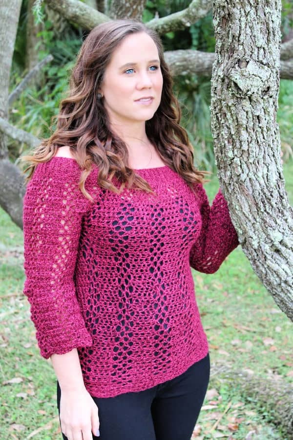 Sabre Sweater Crochet Pattern