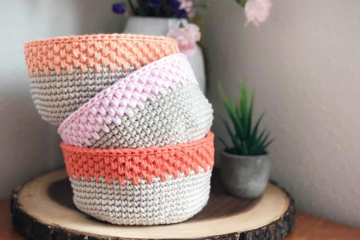 Image for Easy, Modern Crochet Storage Basket - Free Crochet Pattern