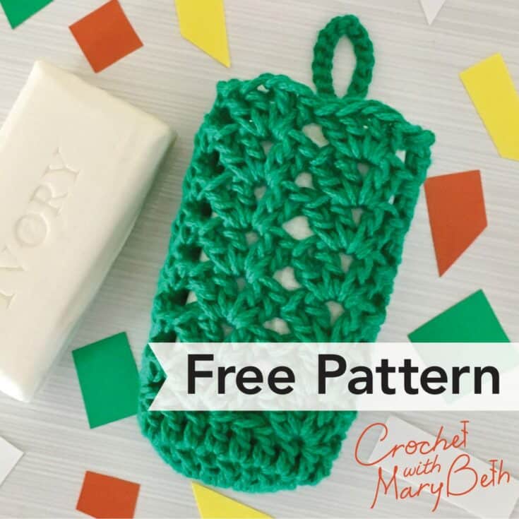 Image for Iris Stitch Soap Cozy – Free Crochet Pattern with Chart