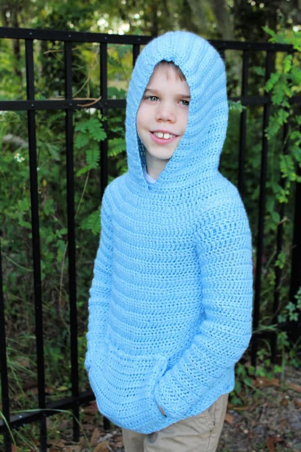 Children's Houston Hoodie Free Crochet Pattern