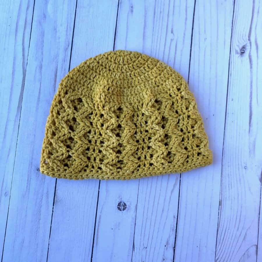 Making Waves Hat Free Crochet Pattern