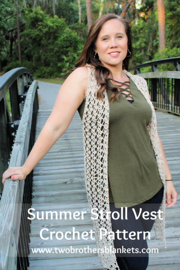 Summer Stroll Vest Crochet Pattern