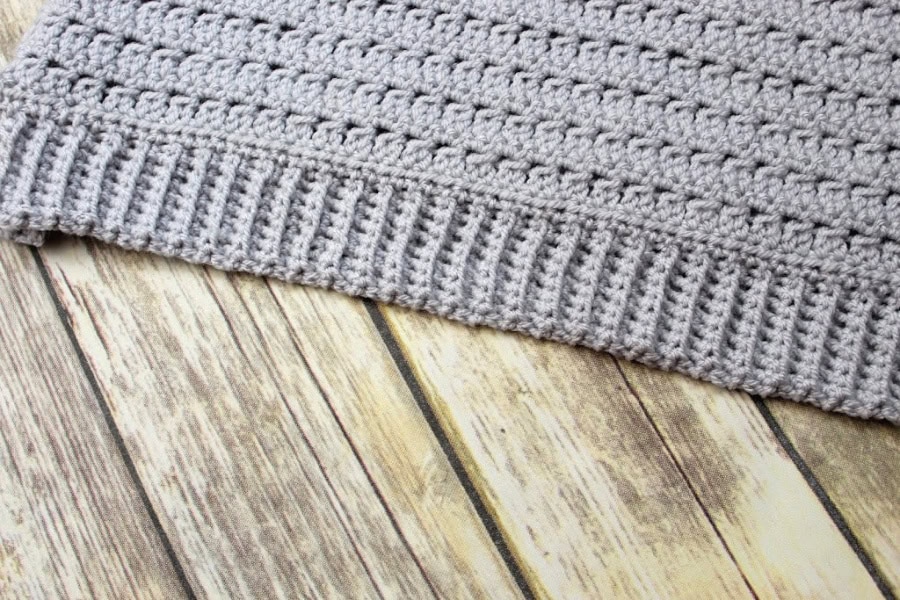 How to Crochet Ribbing Trim - Two Brothers Blankets