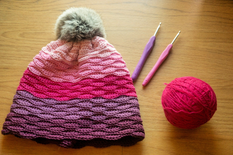 Valentine's Beanie Free Crochet Pattern