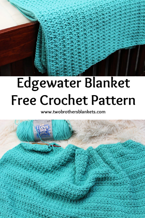 Edgewater Blanket Free Crochet Pattern