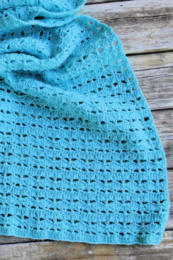 Mighty Waves Prayer Shawl Crochet Pattern