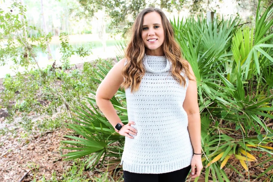 Rory Sleeveless Sweater Crochet Pattern