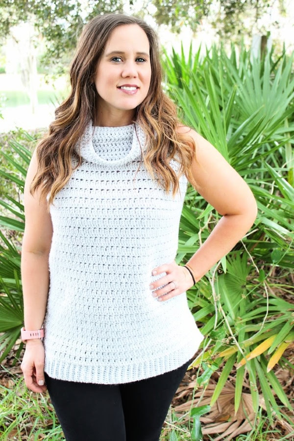 Rory Sleeveless Sweater Crochet Pattern