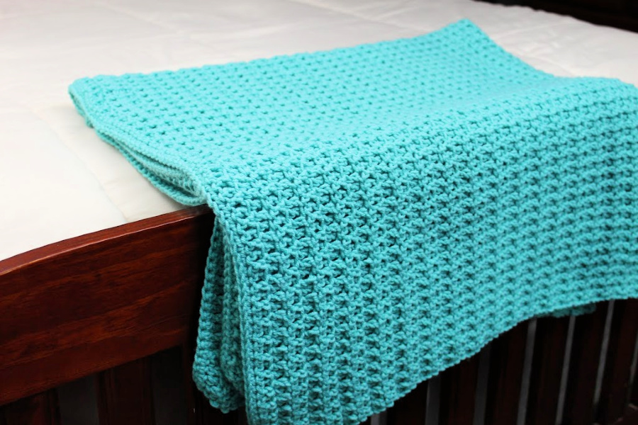 Edgewater Blanket Free Crochet Pattern
