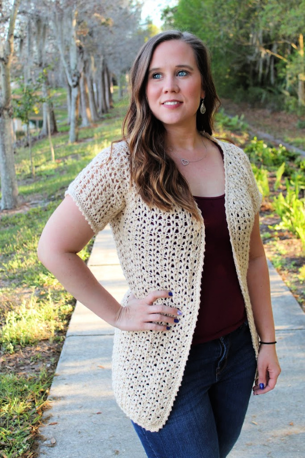 Katie Cardigan Crochet Pattern