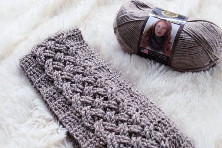 Image for Celtic Weave Scarf Crochet Pattern