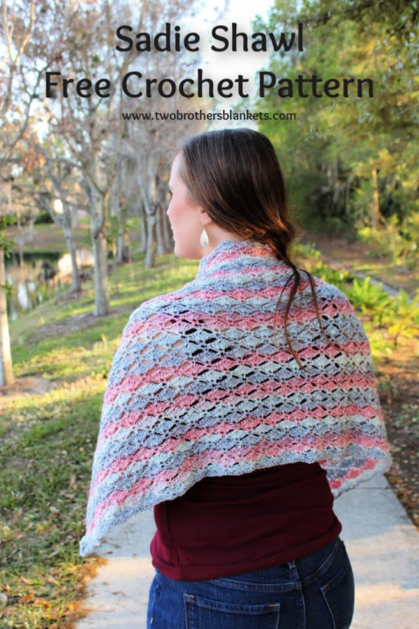 Sadie Shawl Free Crochet Pattern