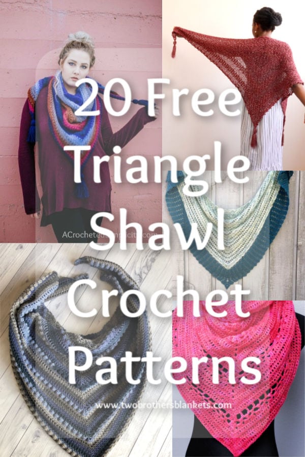 Easy Lace Triangle Crochet Shawl - Free Pattern  Crochet shawl free,  Crochet shawl pattern free, Crochet triangle scarf