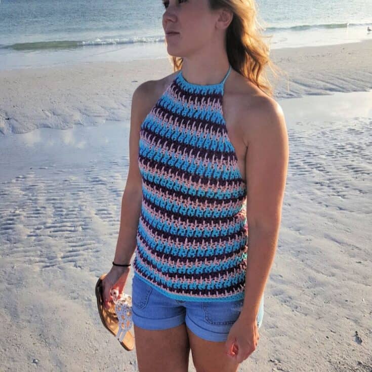 Image for Beachy Babe Halter Top pattern by Michelle Ferguson