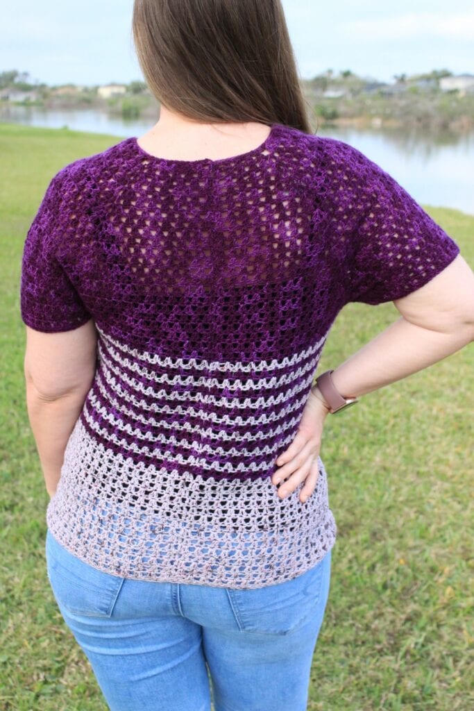 Leilani Women's Crochet Top - back