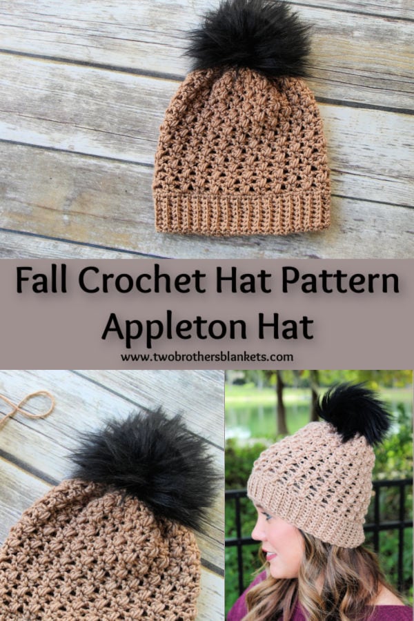 Fall Crochet Hat Pattern - Appleton Hat