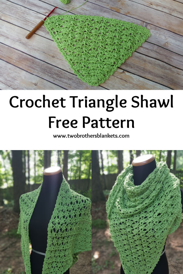Crochet Triangle Shawl Free Pattern- Cecilia Shawl