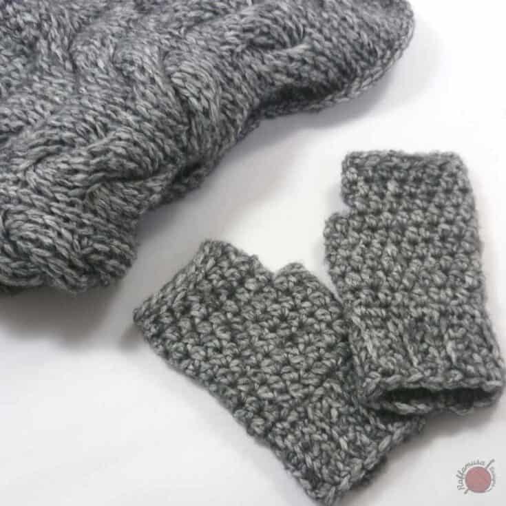 Image for Crochet Basic Fingerless Gloves