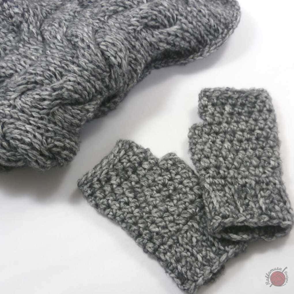Image for Crochet Basic Fingerless Gloves