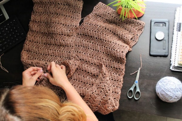 Herringbone Half Double Crochet Stitch Tutorial plus Decrease