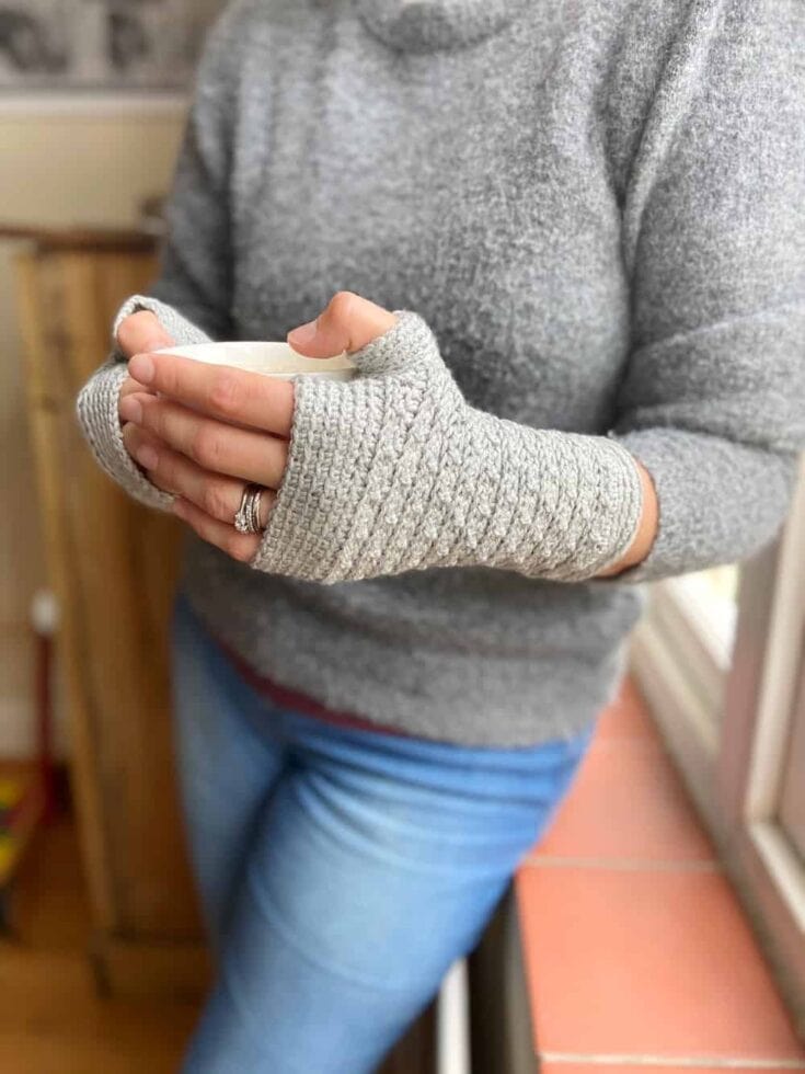 Image for Free Crochet Fingerless Gloves Pattern – Mystical Mitts