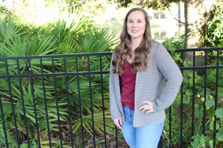 Image for Crochet Cardigan Pattern - Aspen Cardigan
