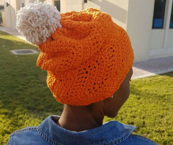 Image for Ripples Slouchy Beanie- Free Beginner Crochet Pattern