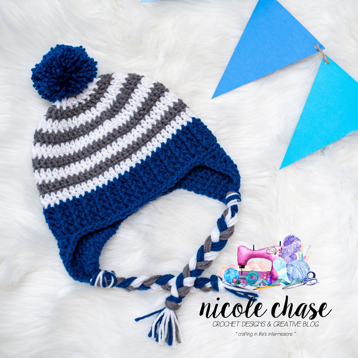 Image for Spirit Earflap Hat - Free Crochet Pattern — Nicole Chase