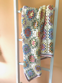 Image for Farmhouse Granny Baby Blanket pattern by Debbie Field