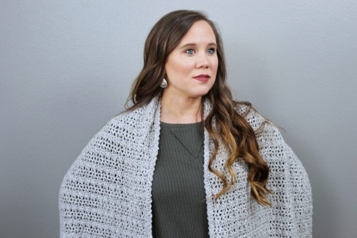 Image for Free Crochet Wrap Pattern- Katie Wrap