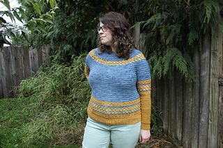 Image for Thistle Pullover pattern by Sarah LarRieu
