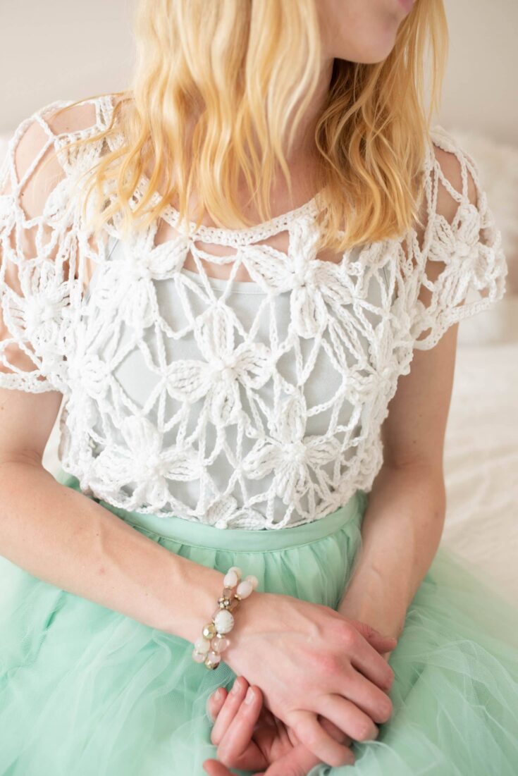 Image for The Dogwood Top Crochet Pattern