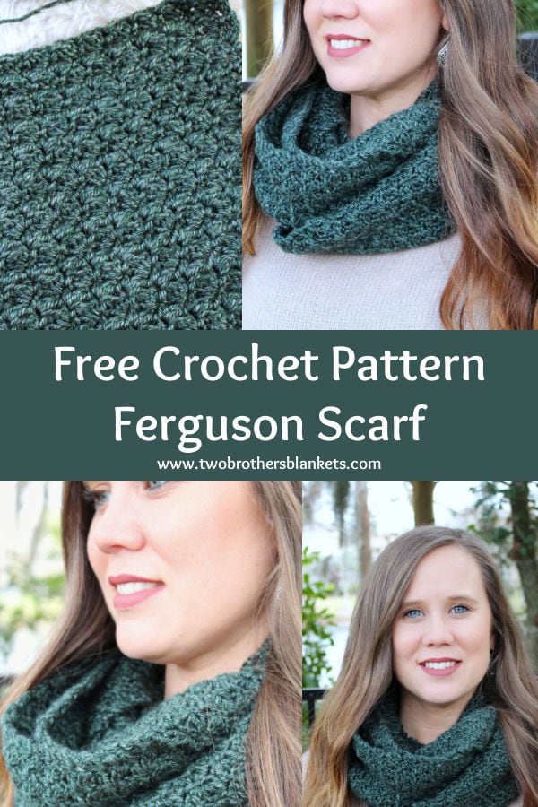 Free Crochet Pattern- Ferguson Scarf- Two Brothers Blankets