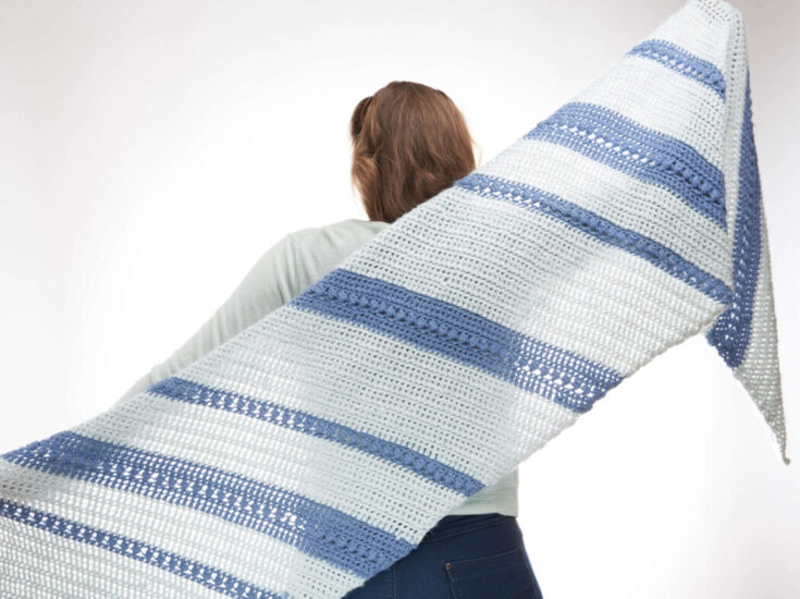 Image for Poudreuse Crochet Wrap Pattern for Beginner