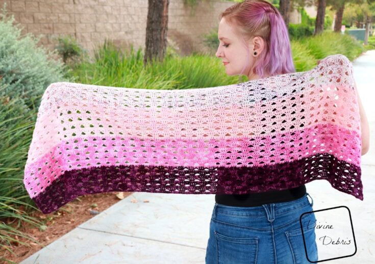 Image for Wrap You Up in My Love, With Louise Shawl Crochet Pattern
