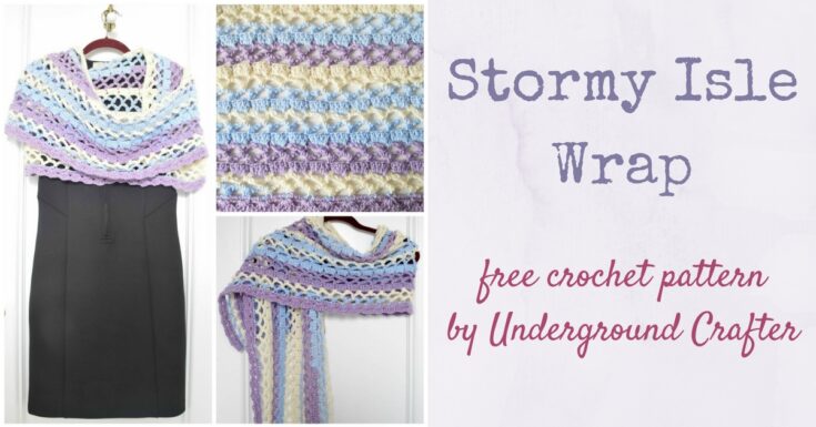 Image for Crochet Pattern: Stormy Isle Wrap