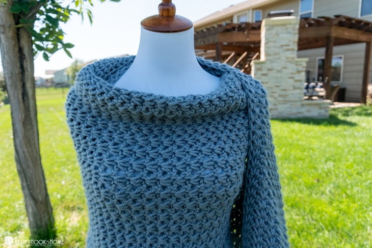 Image for Wisteria Wrap: Free Tunisian Crochet Pattern